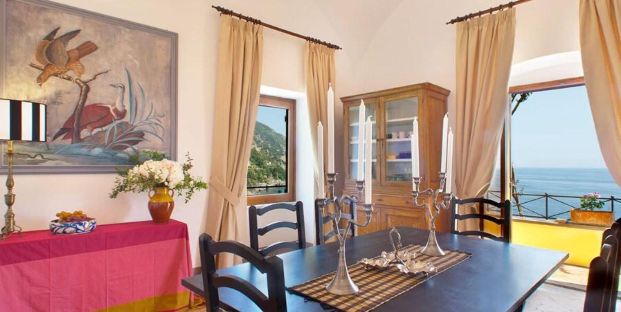 Torre Sponda - Casa Grande, Private Beach Позитано Екстериор снимка