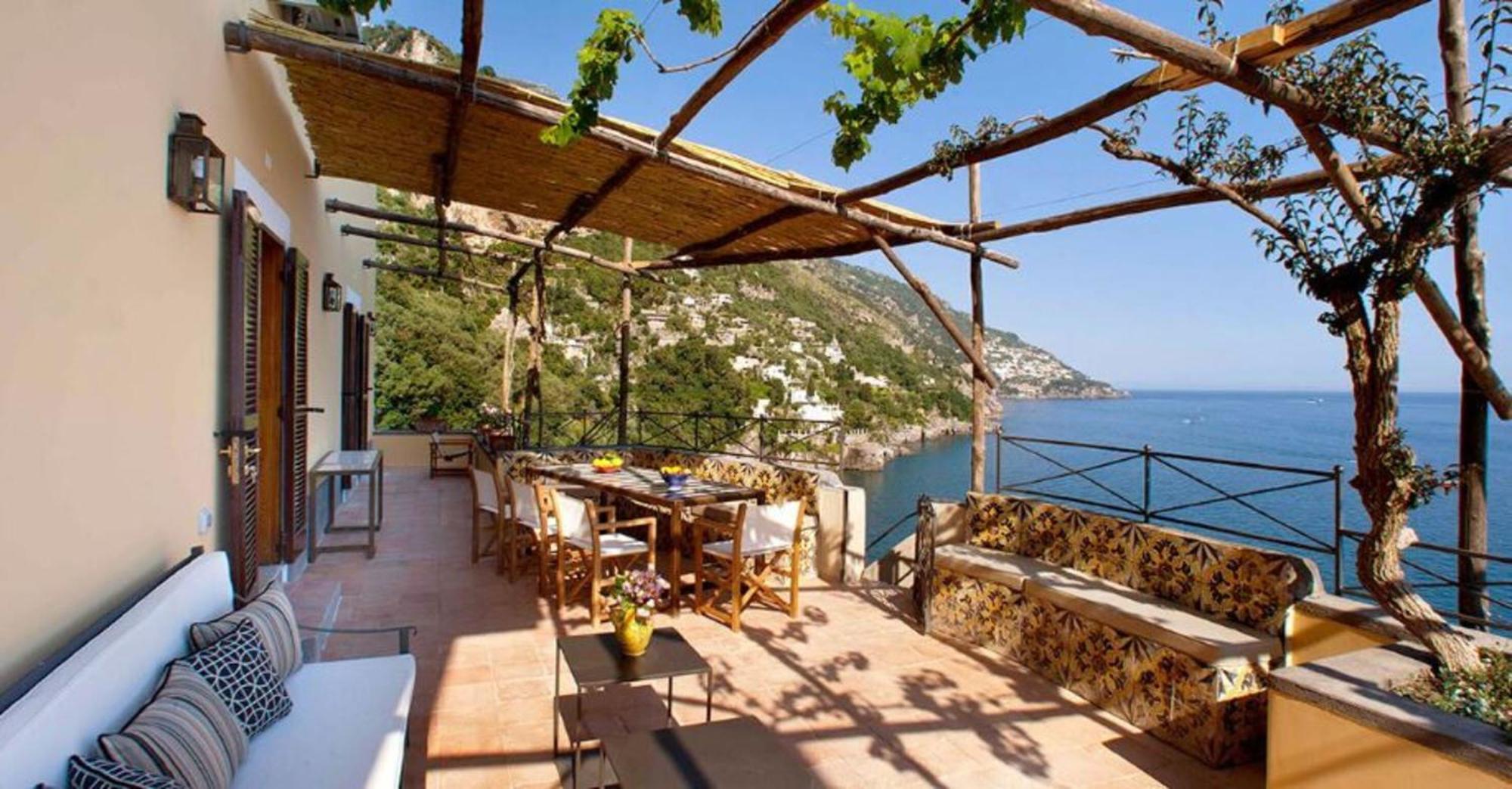 Torre Sponda - Casa Grande, Private Beach Позитано Екстериор снимка