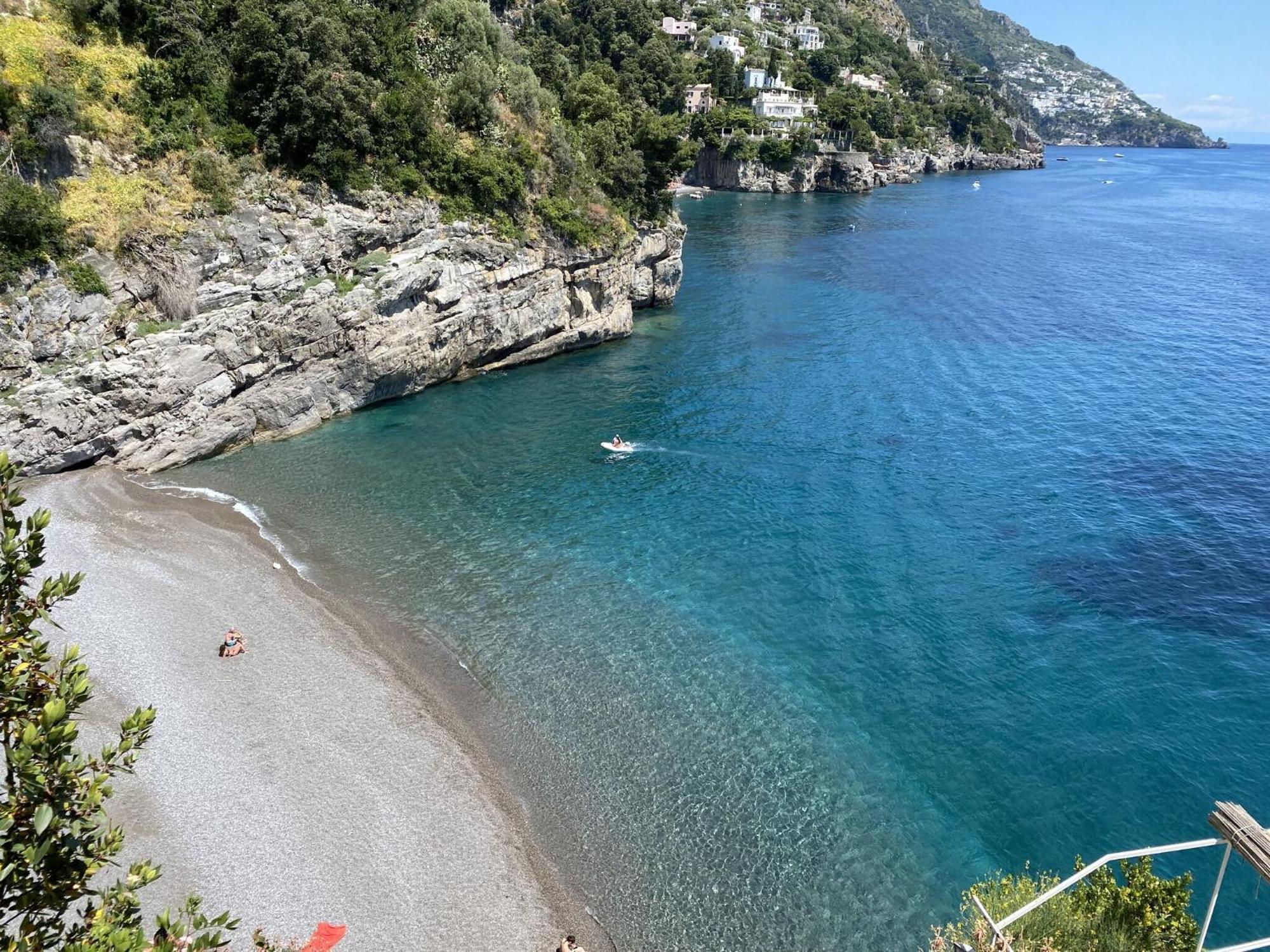 Torre Sponda - Casa Grande, Private Beach Позитано Екстериор снимка